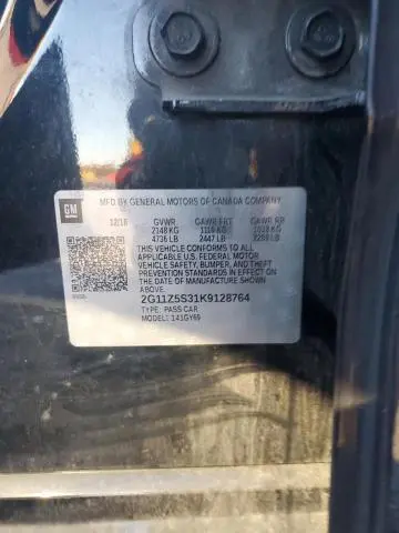 2019 CHEVROLET IMPALA LT  