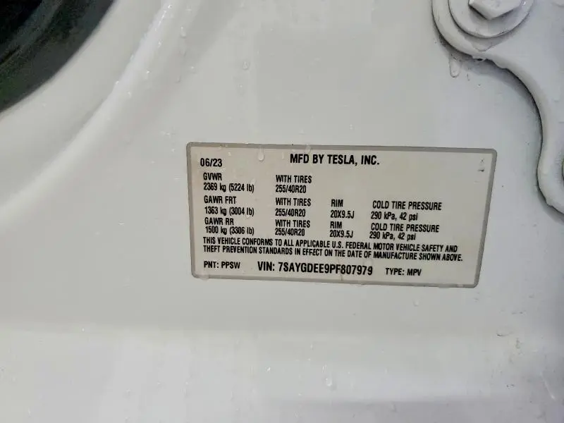 2023 TESLA MODEL Y   