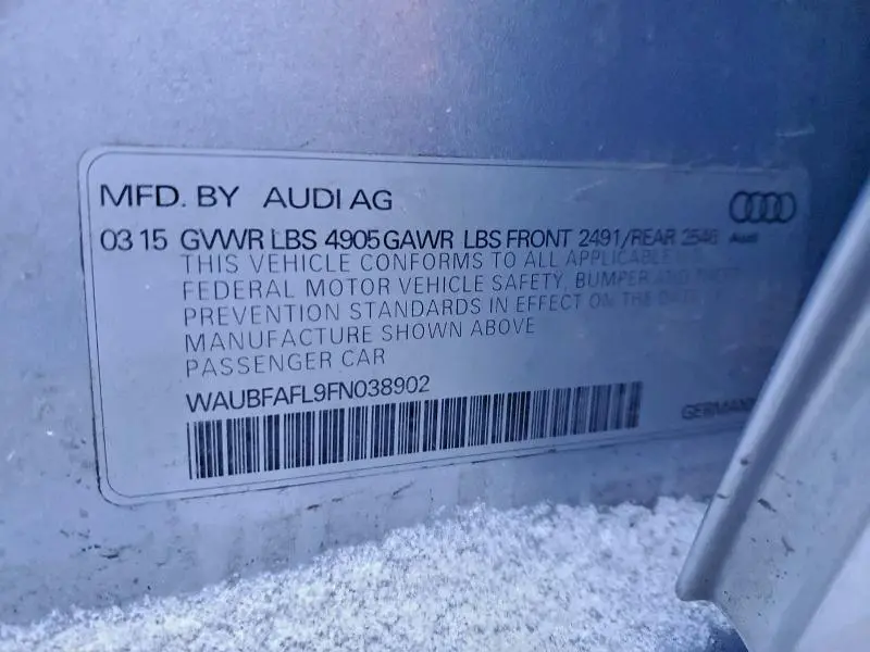 2015 AUDI A4 PREMIUM  