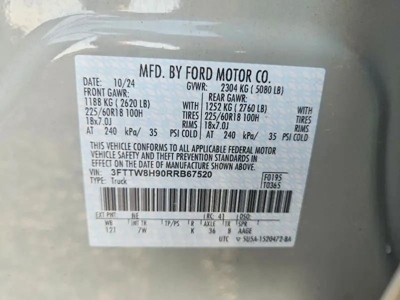 2024 FORD MAVERICK XLT  