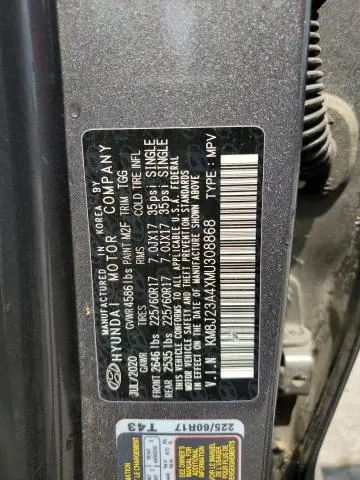 2021 HYUNDAI TUCSON SE  