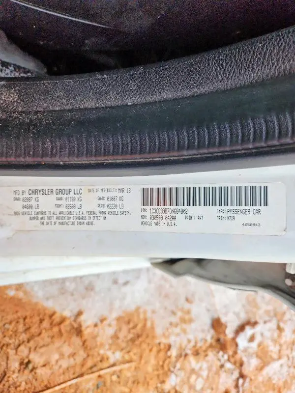 2013 CHRYSLER 200 TOURING  