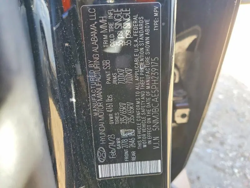 2023 HYUNDAI TUCSON SEL  