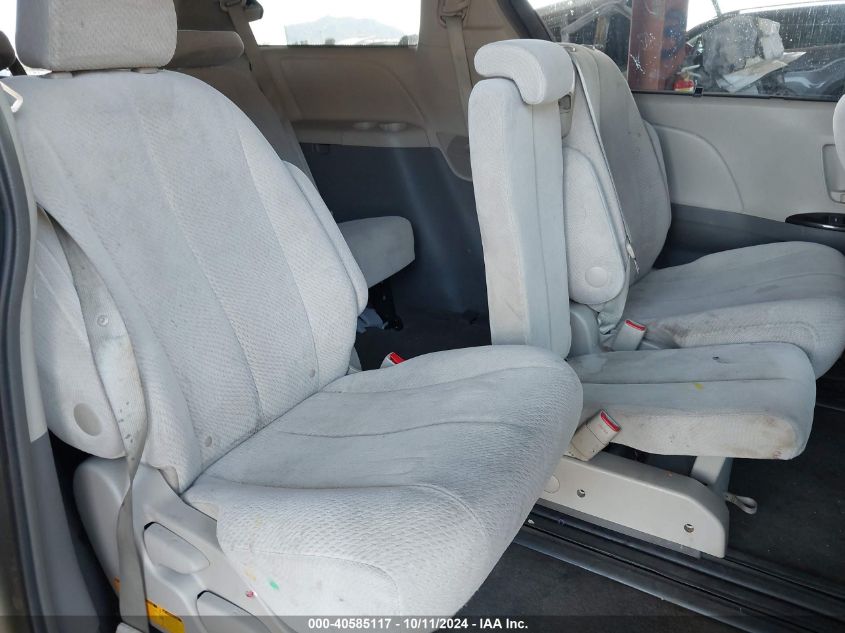 2012 TOYOTA SIENNA LE V6 8 PASSENGER