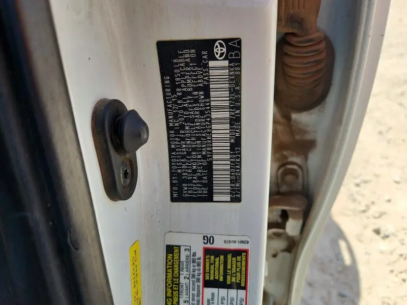 2016 TOYOTA COROLLA LE  