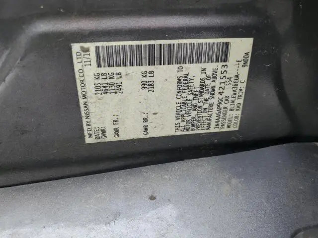 2016 NISSAN MAXIMA 3.5S  
