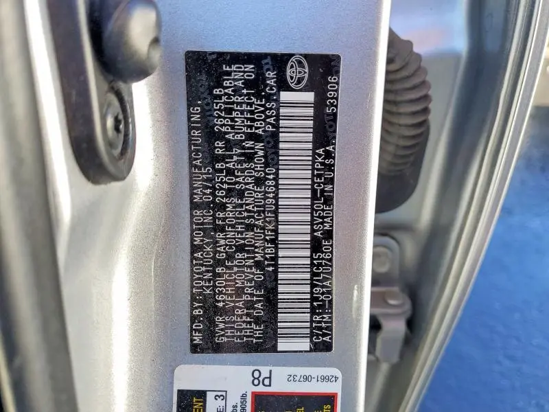 2015 TOYOTA CAMRY LE  