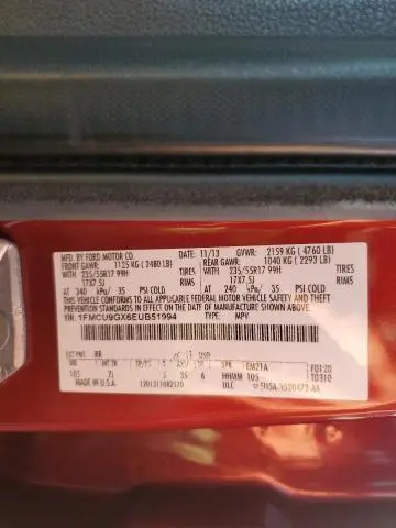 2014 FORD ESCAPE SE  