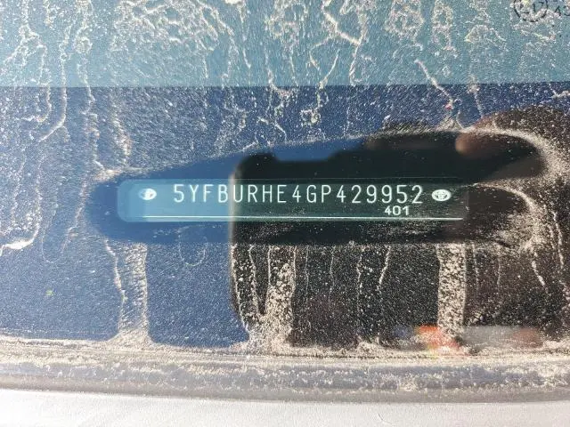 2016 TOYOTA COROLLA L  