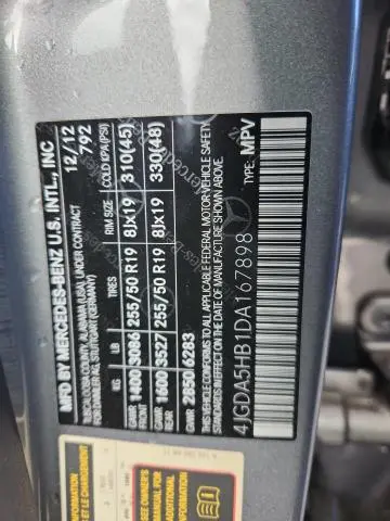 2013 MERCEDES-BENZ ML 350 4MATIC  