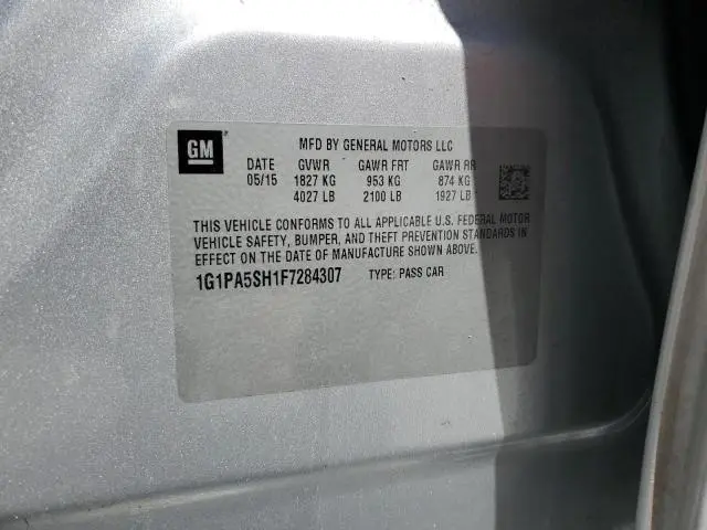 2015 CHEVROLET CRUZE LS  