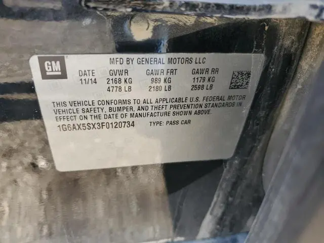 2015 CADILLAC CTS LUXURY COLLECTION  