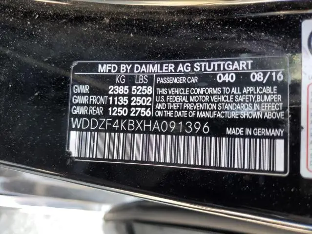 2017 MERCEDES-BENZ E 300 4MATIC  