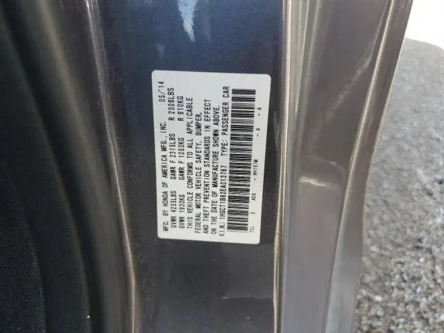 2014 HONDA ACCORD EXL  
