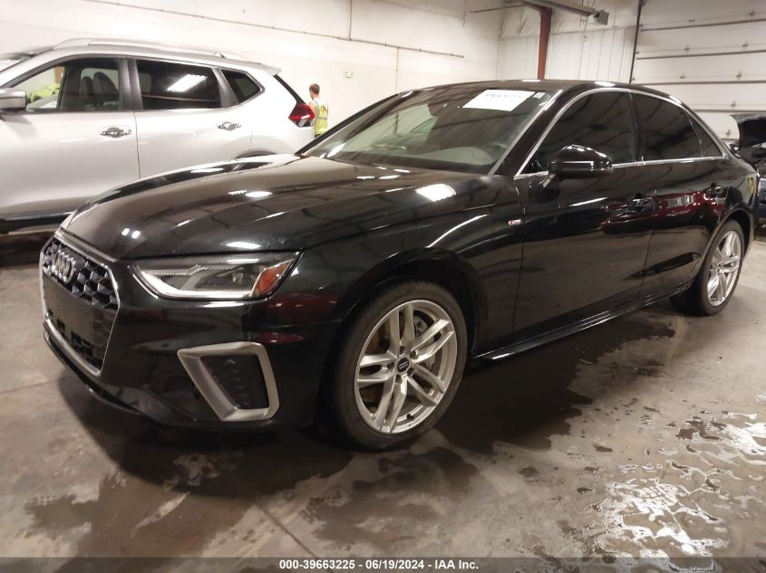 2020 AUDI A4 PREMIUM 45 TFSI QUATTRO S TRONIC