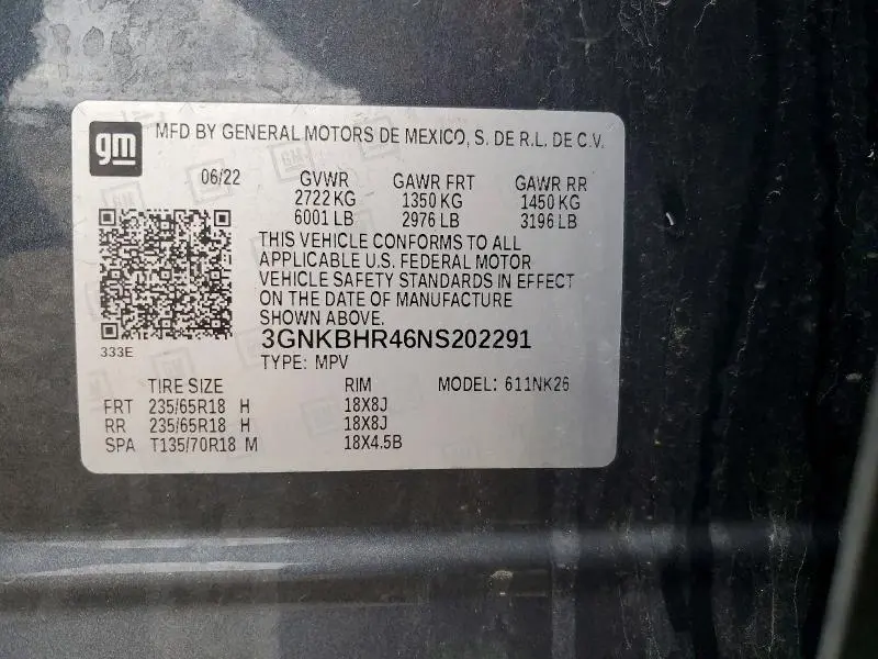 2022 CHEVROLET BLAZER 2LT  