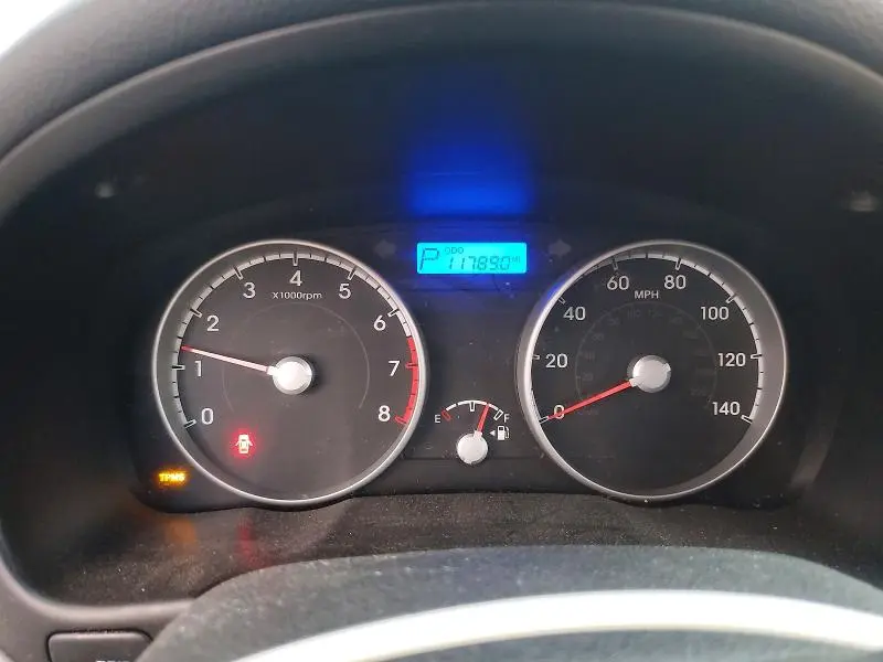 2010 HYUNDAI ACCENT BLUE  