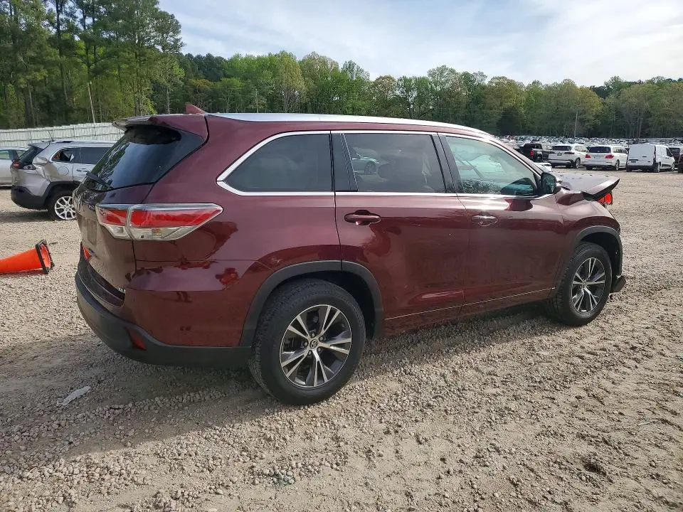 2016 TOYOTA HIGHLANDER XLE  