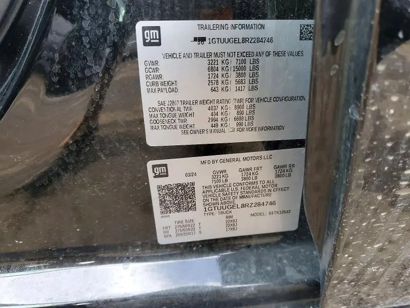 2024 GMC SIERRA K1500 DENALI  