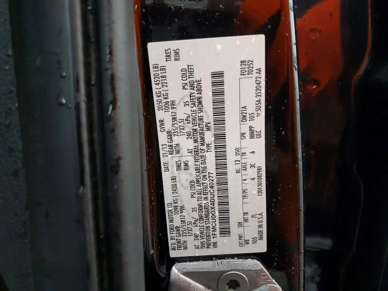 2013 FORD ESCAPE SE  
