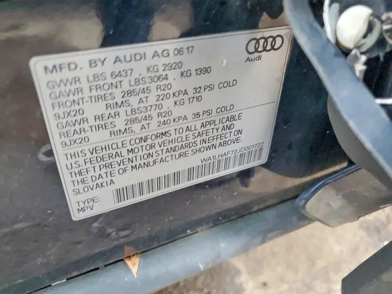 2018 AUDI Q7   