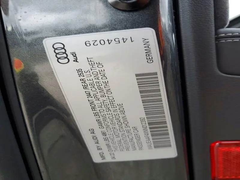 2022 AUDI A4 PREMIUM PLUS 45  