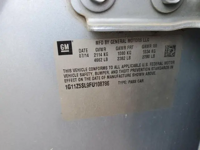 2015 CHEVROLET IMPALA LS