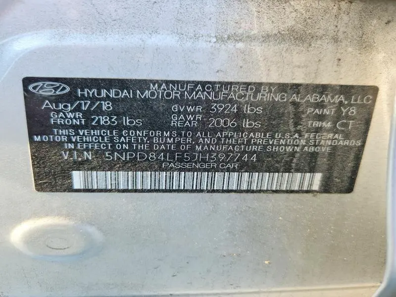 2018 HYUNDAI ELANTRA VALUE EDITION  