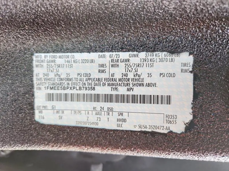 2023 FORD BRONCO BASE  