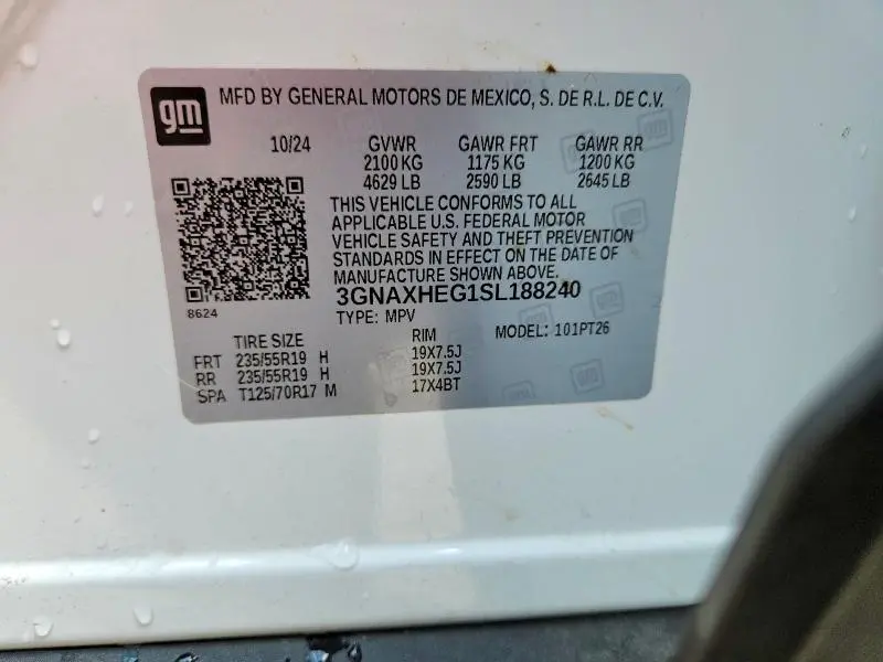 2025 CHEVROLET EQUINOX LT  