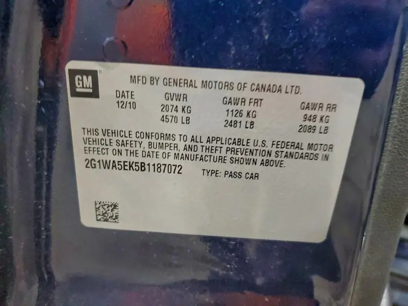 2011 CHEVROLET IMPALA LS  