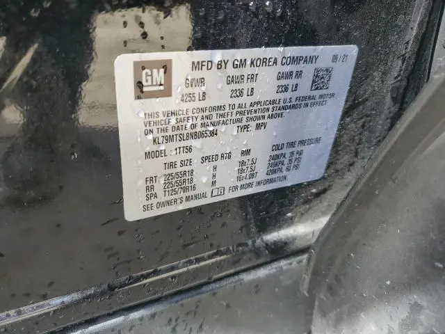 2022 CHEVROLET TRAILBLAZER RS  