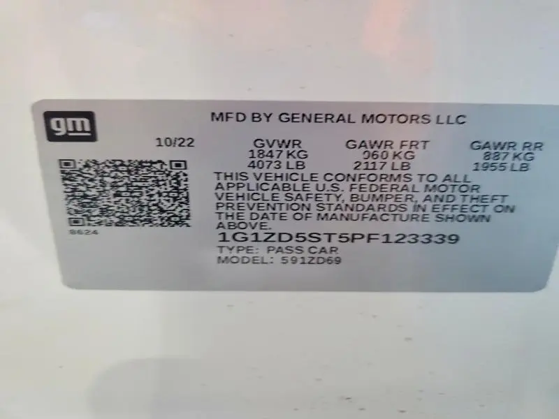 2023 CHEVROLET MALIBU LT  