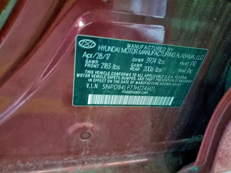 2018 HYUNDAI ELANTRA SEL  