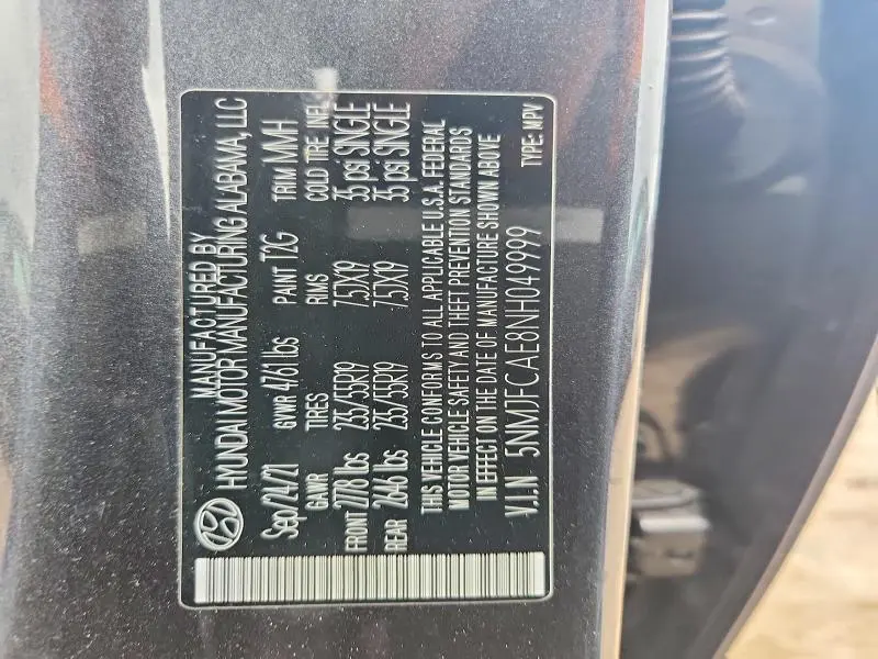 2022 HYUNDAI TUCSON SEL  