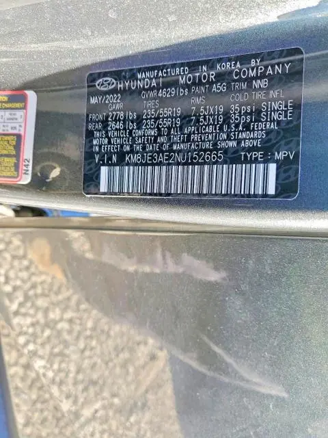 2022 HYUNDAI TUCSON LIMITED  