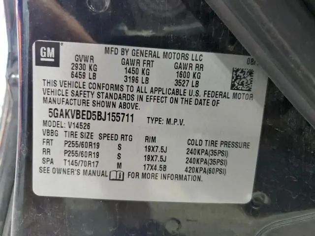 2011 BUICK ENCLAVE CXL  