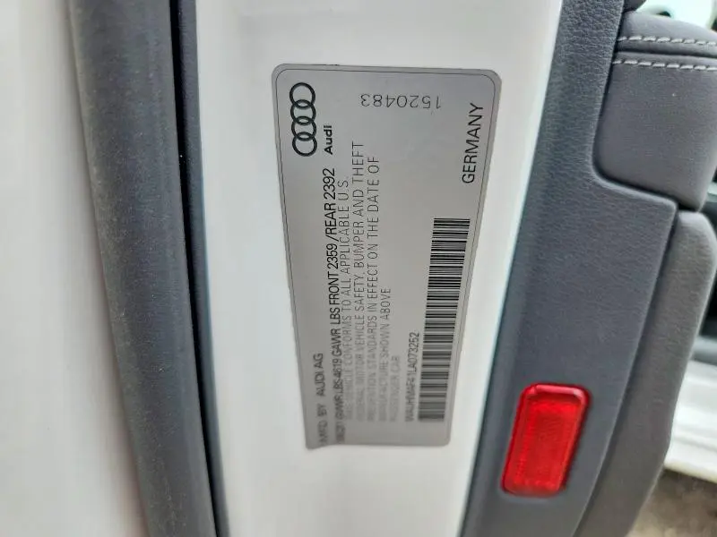2020 AUDI A4   