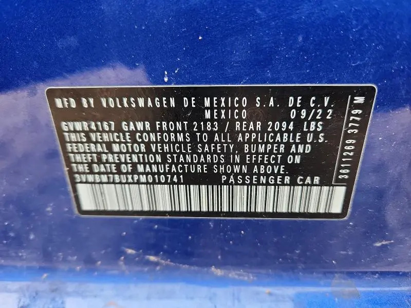 2023 VOLKSWAGEN JETTA SPORT  