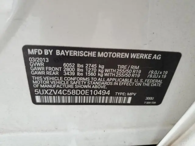 2013 BMW X5 XDRIVE35I  