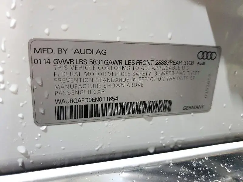 2014 AUDI A8 L  