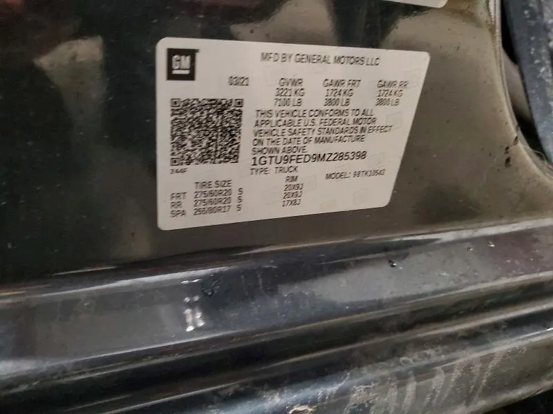 2021 GMC SIERRA K1500 DENALI  