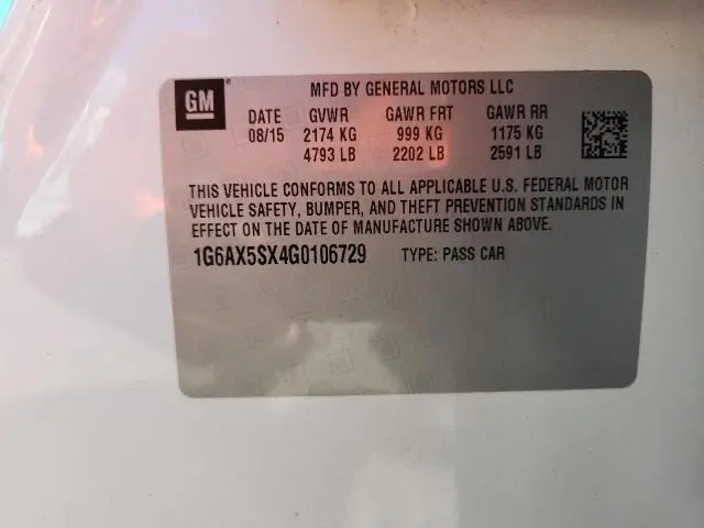 2016 CADILLAC CTS LUXURY COLLECTION  