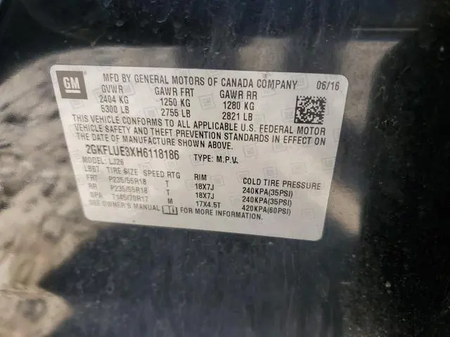 2017 GMC TERRAIN SLT  