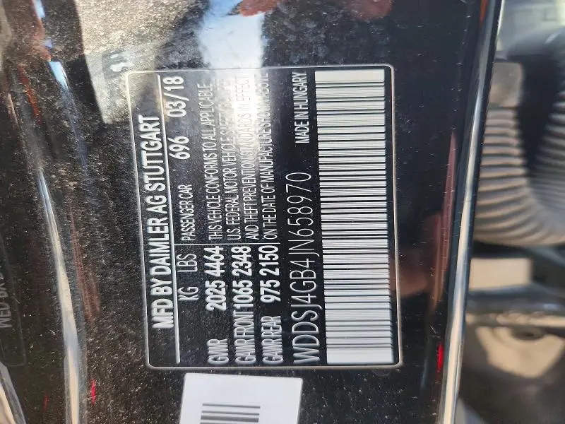 2018 MERCEDES-BENZ CLA 250 4MATIC  