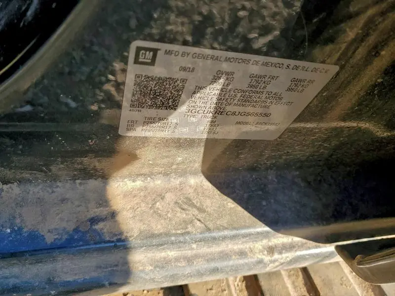 2018 CHEVROLET SILVERADO K1500 LT  