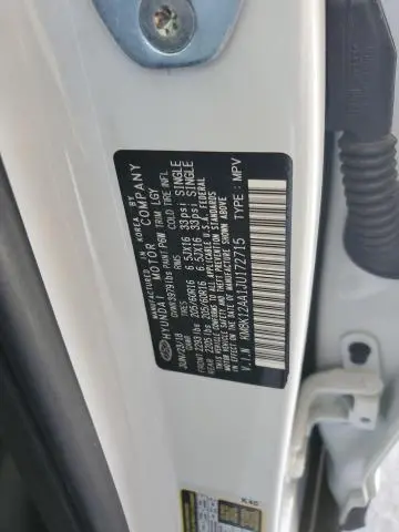 2018 HYUNDAI KONA SE  