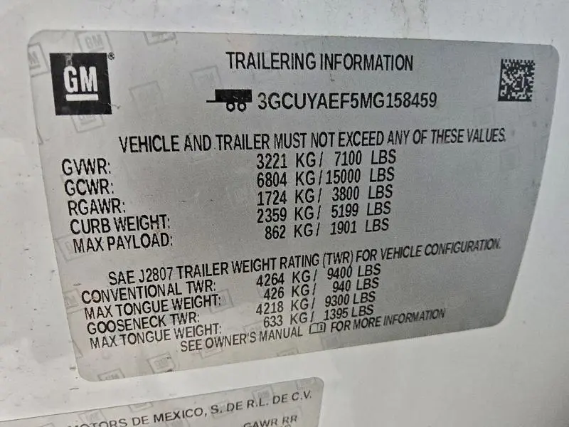 2021 CHEVROLET SILVERADO K1500  