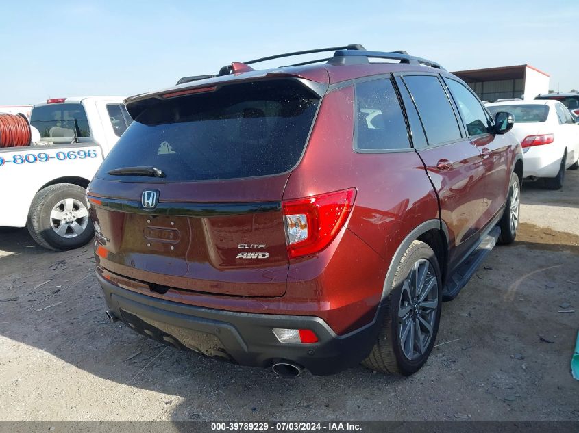 2021 HONDA PASSPORT AWD ELITE