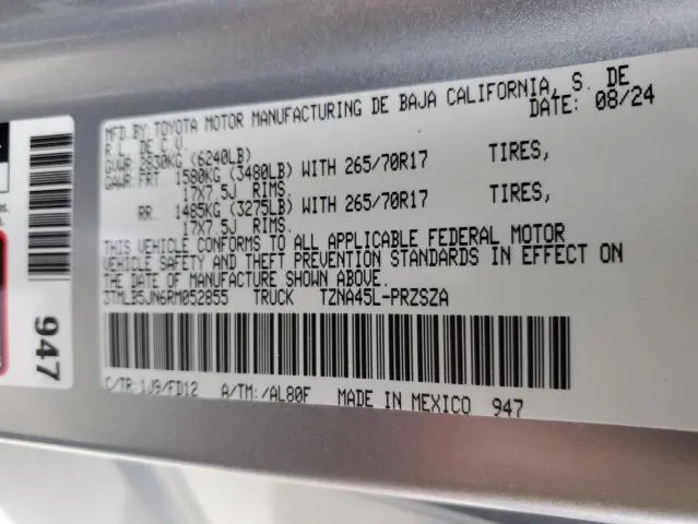 2024 TOYOTA TACOMA DOUBLE CAB  